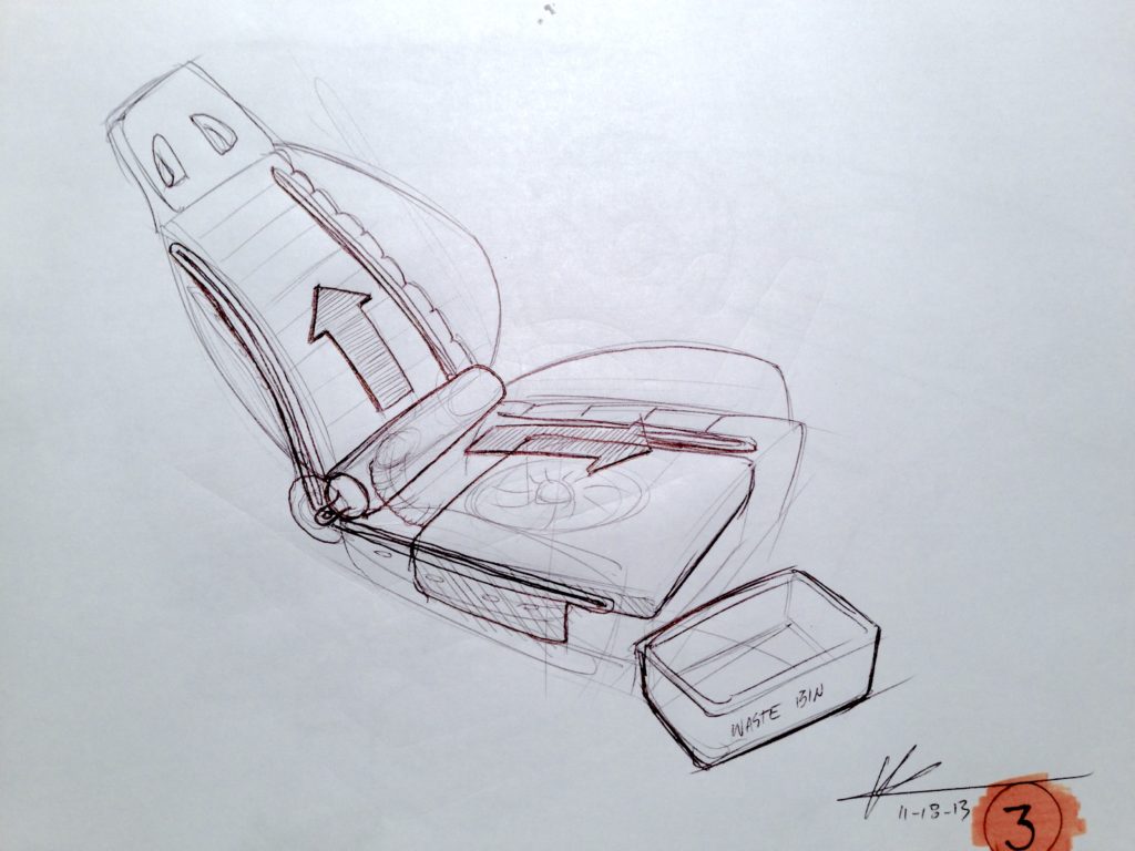 automatice vacuum self-cleaning car seat