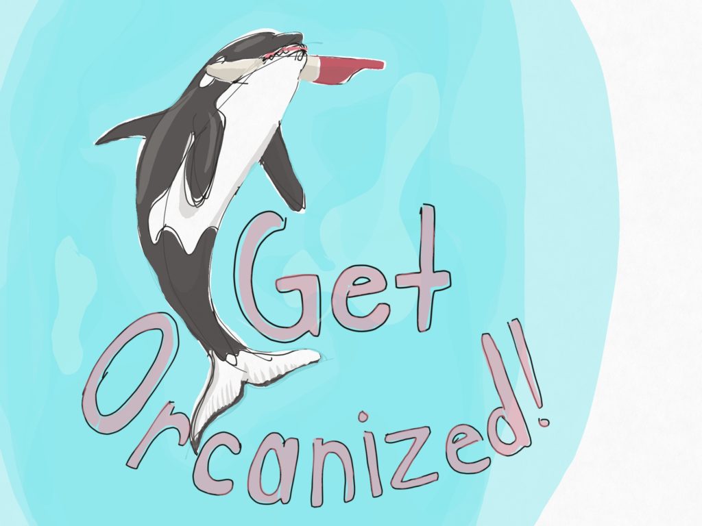 a celebration of Orca whales joining the class-war on the side of the masses